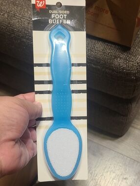 Walgreens Dual-Sided Foot Buffer in Blue